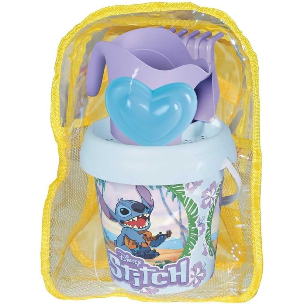 Mochila con Cubo de Playa Stitch SMOBY