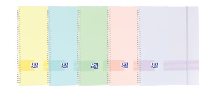 CARPETA ESPIRAL 20 FUNDAS LIVE&GO A4 GOMA PASTEL | 1 UNIDADES | (OXFORD)