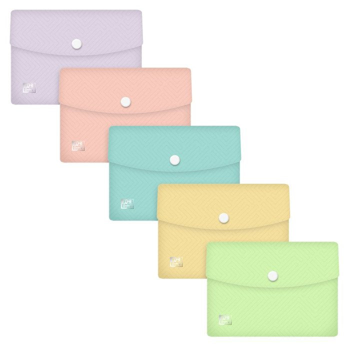 SOBRE BROCHE OXFORD URBAN TP A6 PASTEL SURTIDOS | 5 UNIDADES | (OXFORD)