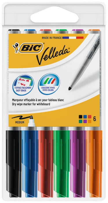 Rotulador Bic Velleda Felt Medio Plw6 1199005746 | Tipp-Ex | Pack 1 Unidades Imagen principal del producto