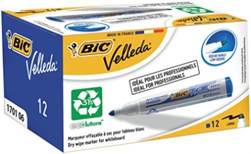 Rotulador Velleda 1701 Eco Azul | Velleda | Pack 12 Unidades Imagen principal del producto