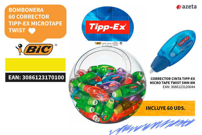 Bombonera 60 Corrector Tipp-Ex Micro Tape Twist Imagen principal del producto