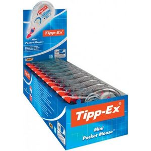 CORRECTOR CINTA TIPP-EX MINI POCKET MOUSE FASHION | 10 UNIDADES | (TIPP-EX)