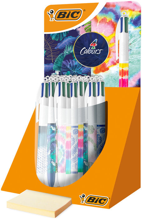 EXPOSITOR 30 BOLIGRAFO BIC 4 COLORES DECORADOS | 30 UNIDADES | (BIC) Imagen principal del producto