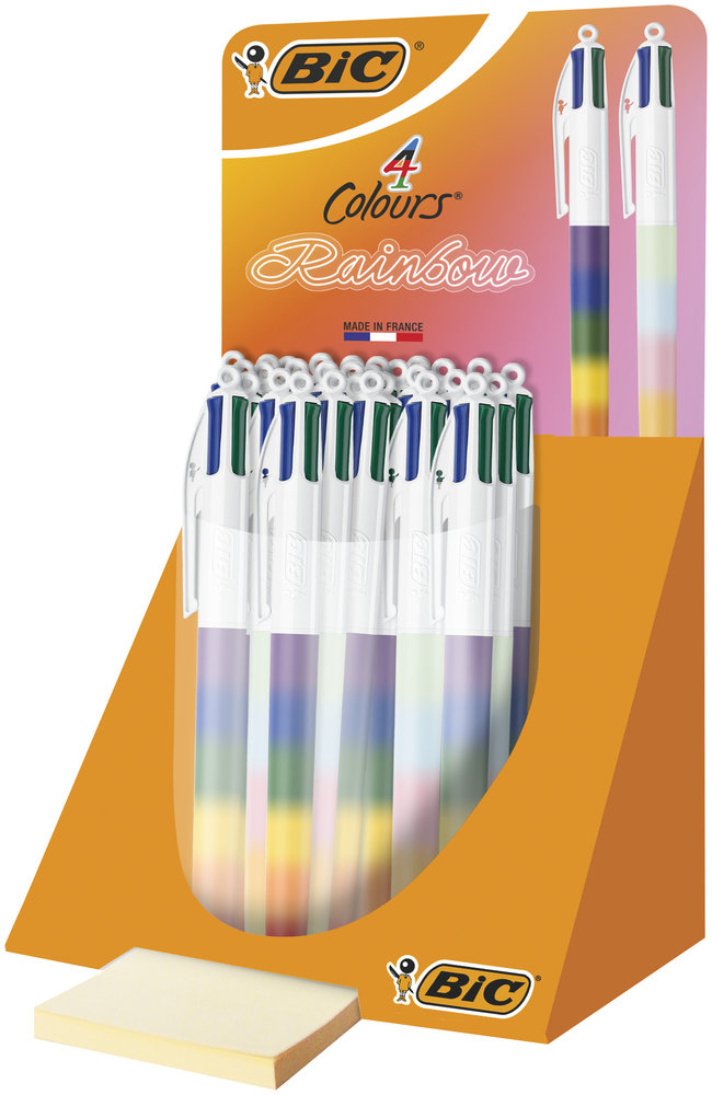 Expositor 30 Bolígrafo Bic 4 Colores Rainbow Imagen principal del producto