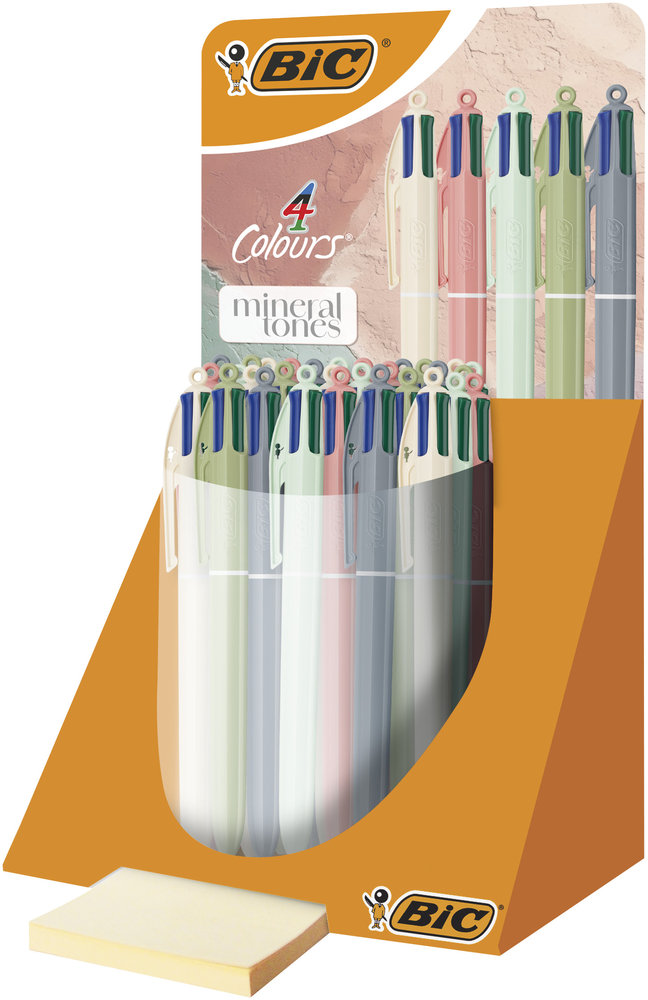 Exp 30 Bolígrafo 4 Colores Mineral Tones BIC