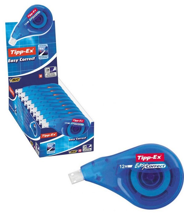 CORRECTOR CINTA TIPP-EX EASY CORRECT MOUSE | 10 UNIDADES | (TIPP-EX)