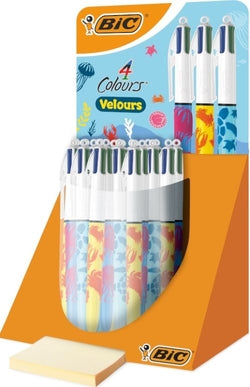 Bolígrafos Bic 4 Colores Velour Marca Bic Envío 24h Imagen principal del producto
