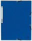 Carpeta A4 con gomas y solapas Exacompta color turquesa