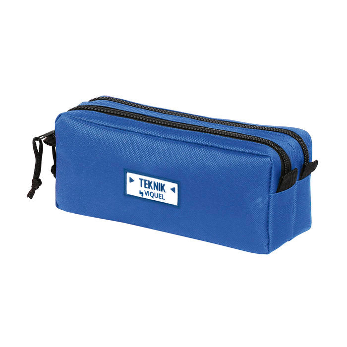 PORTATODO DOBLE RECTANGULAR AZUL MARINO TEKNIK | VIQUEL DISEÑO