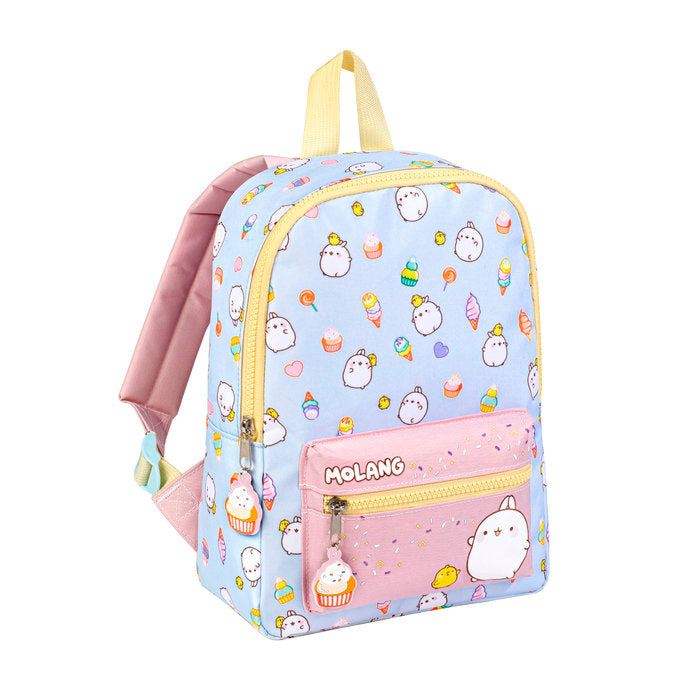 MOCHILA INFANTIL 33CM CON BOLSILLO DELANTERO MOLANG | VIQUEL DISEÑO