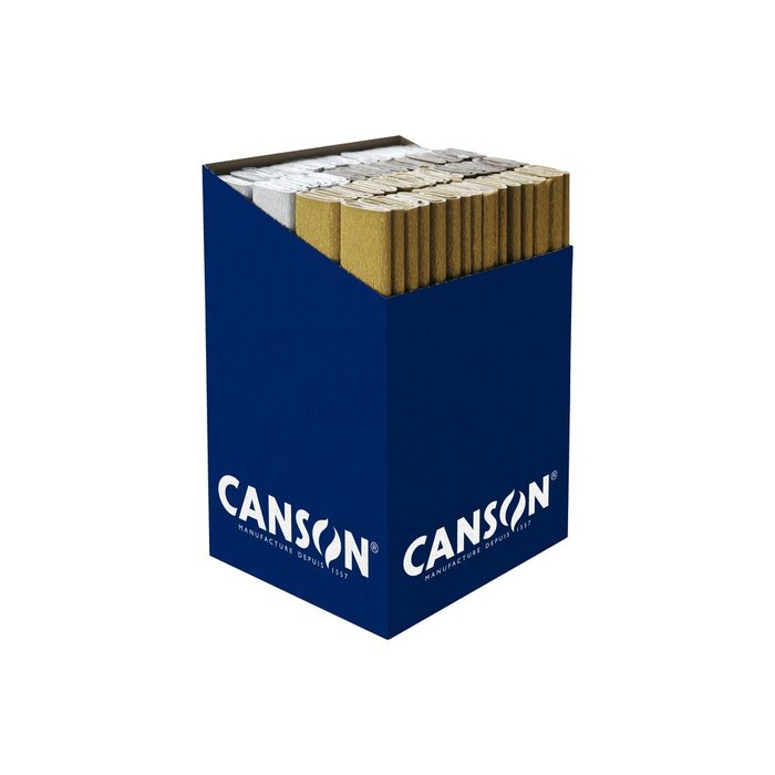 Exp 60 Rollos Papel Crespon Metalizado 25 g Colores Surtidos Canson Guarro Imagen principal del producto