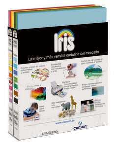 CARTULINA 50X65 IRIS 185G EXP 200H COLORES PALIDOS | 1 UNIDADES | (GUARRO & CANSON) Imagen principal del producto