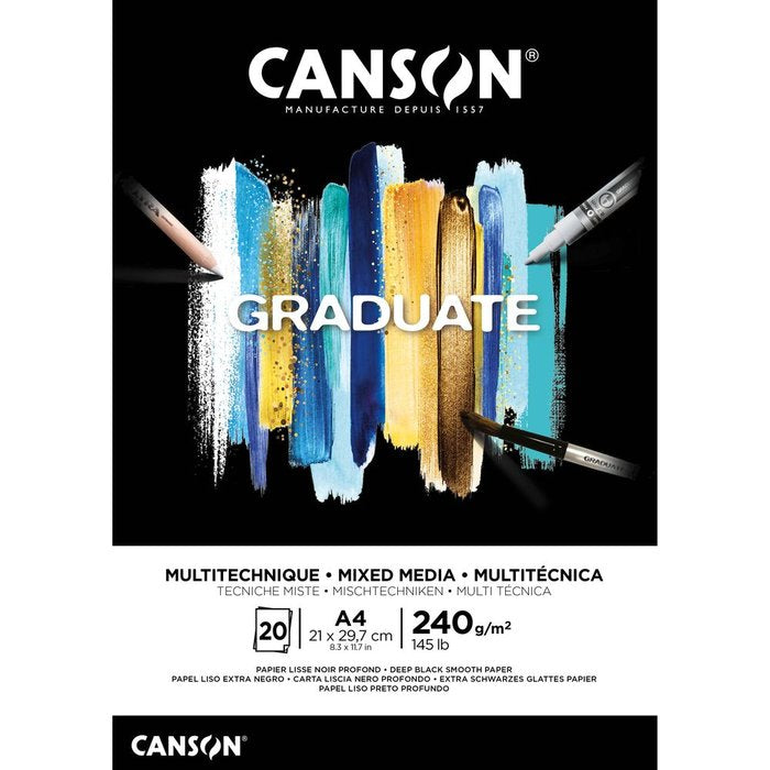 Bloc Espiral Estándar Liso 20H 90g | Guarro & Canson | Cartón | Formato Estándar | Pack 5 Unidades