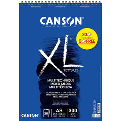 Bloc Espiral Estándar Liso 30H 90g | Guarro & Canson | Cartón | Formato Estándar | Pack 1 Unidades