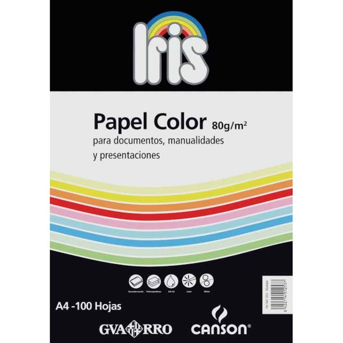 Paquete Iris Repro A4 100H 80G Color Naranja Guarro Imagen principal del producto