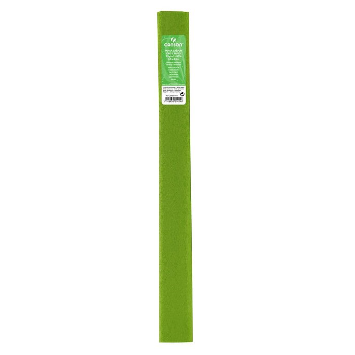 Paquete de 10 rollos de papel crespón verde primavera Canson Guarro Imagen principal del producto
