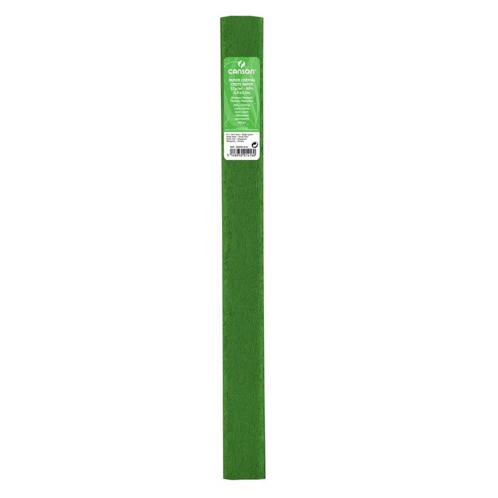 Pack 10 rollos de papel crespón verde billar Canson Guarro