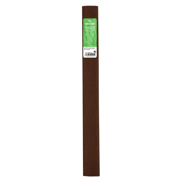 Paq/10 Rollo Continuo Papel Crepe Marrón 50x250 cm Canson Guarro Imagen principal del producto