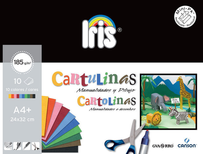 Minipack A4 10H Cartulinas Surtidas Guarro Casas