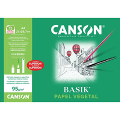 MINIPACK A4 12H PAPEL VEGETAL | 1 UNIDADES | (GUARRO & CANSON)