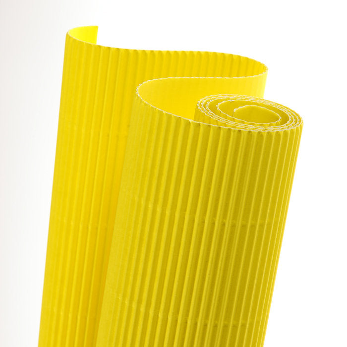 Rollo Carton Ondulado 50x70cm 300G Amarillo Limon Canson