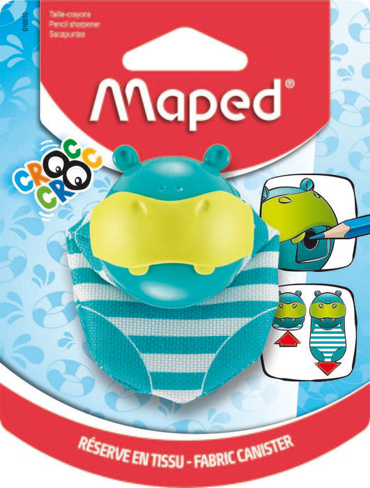 SACAPUNTAS CROC CROC HIPO 1O BLISTER | 1 UNIDADES | (MAPED) Imagen principal del producto