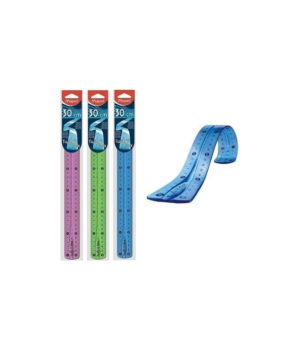 REGLA MAPED TWIST'N FLEX 30 CM FLEXIBLE | 1 UNIDADES | (MAPED) Imagen principal del producto