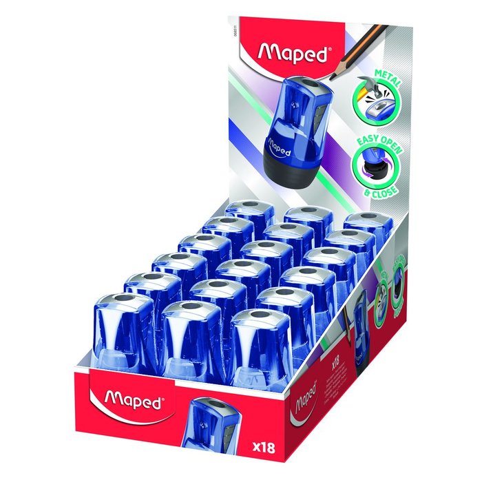 EXPOSITOR 18 AFILALAPIZ MAPED 1 USO TONIC METAL | 18 UNIDADES | (MAPED)