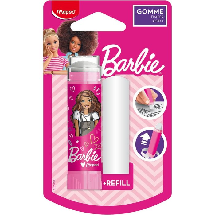 Blister Goma Stick Barbie Maped Creativ Pack 2 Gomas Imagen principal del producto