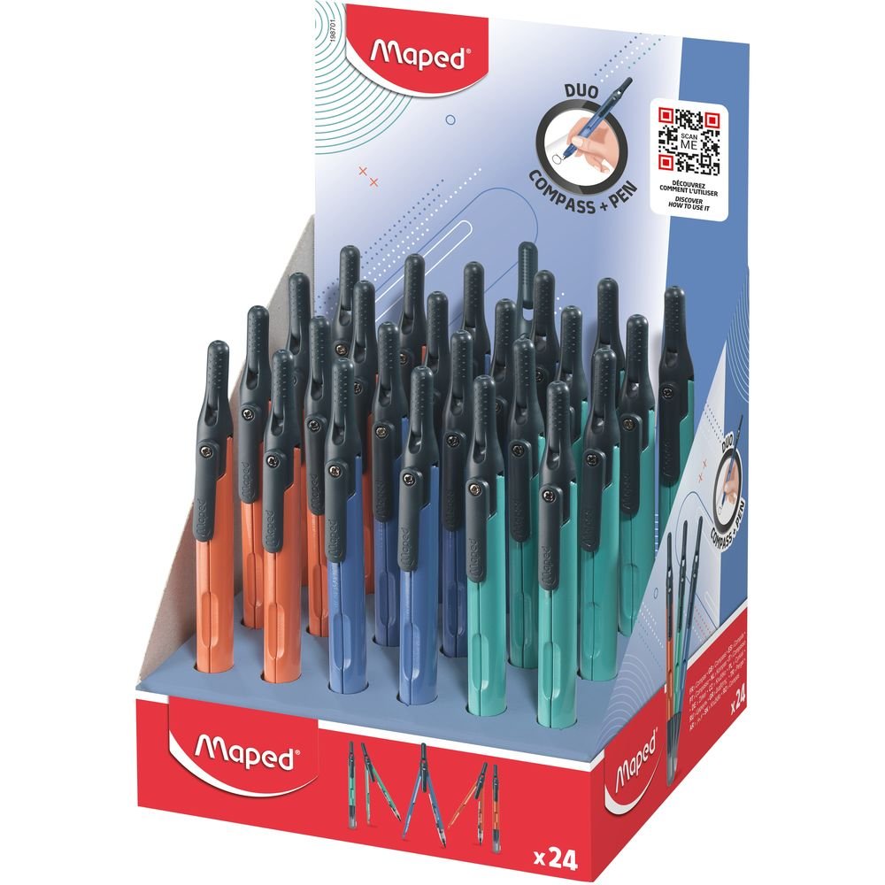 Expositor 24 Compas Maped Pen Imagen principal del producto