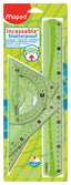 JUEGO REGLAS IRROMPIBLE 30CM 4 PIEZAS BLISTER | 1 UNIDADES | (MAPED)