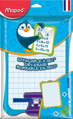 PIZARRA BLANCA + ACCESSORIOS BOLSA | 1 UNIDADES | (MAPED)