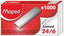 GRAPAS MAPED 24/6 CAJA 1000 | 36 UNIDADES | (MAPED)