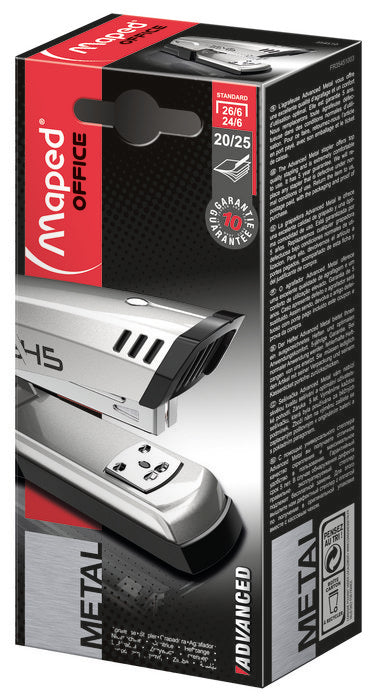 GRAPADORA ADVANCED PLATA HS 24-26/6 CAJA | 1 UNIDADES | (MAPED) Imagen principal del producto