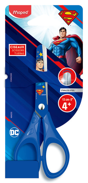 BLISTER TIJERAS PULSE SUPERMAN SYM 13CM TRY ME | 1 UNIDADES | (MAPED)