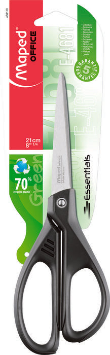 TIJERA OFICINA ESSENTIALS GREEN 21CM ASIM TRYME | 1 UNIDADES | (MAPED) Imagen principal del producto