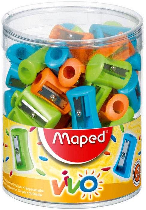 Expositor 75 afilalapices plastico un uso vivo surtido Imagen principal del producto
