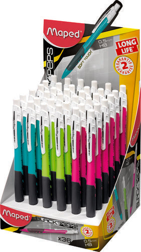 EXPOSITOR 36 PORTAMINAS MAPED LONG LIFE 0,5 | 36 UNIDADES | (MAPED) Imagen principal del producto