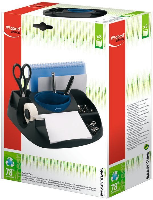 organizador de sobremesa Maxi-office con 8 compartimentos Maped