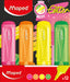 Expositor 12 Marcadores Maped Fluo Glitter Surtidos