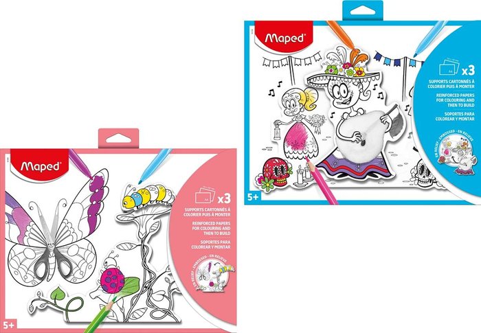 Soportes para Colorear y Pintar 3 Uds Maped Imagen principal del producto