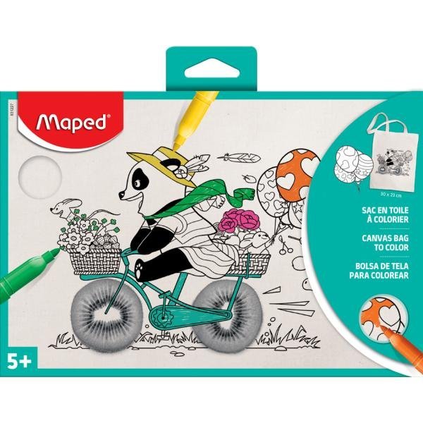 BOLSA TELA MAPED PARA COLOREAR | MAPED Imagen principal del producto