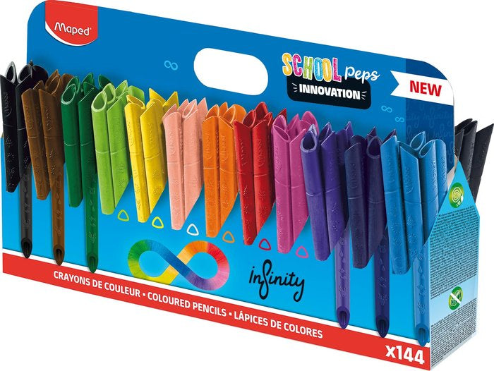 Estuche 144 Lápices de Colores Infinity School Pack Maped Imagen principal del producto