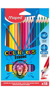 Estuche 18 Lapices de Colores Color'peps Strong Maped