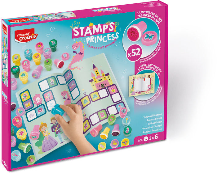 JUEGO MAPED CREATIV 52 STAMPS PRINCESSE | MAPED | 1 UNIDAD | 3154149070725