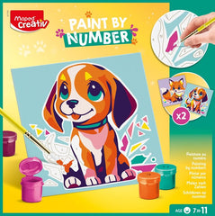PINTAR POR NUMEROS PERRO/ZORRO | MAPED | 1 UNIDAD | 3154149070848