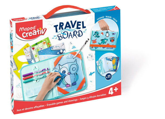 Travel Board Juegos y Dibujos Borrables MAPED Imagen principal del producto