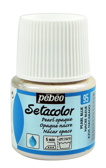 PINTURA SETACOLOR OPACO 45 ML 95 NACAR AZULADO | PEBEO | ENVASE 5 UDS. UNIDAD | 33167862020954 Imagen principal del producto
