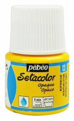 Pintura Setacolor Opaco 45 ml Botón de Oro marca PEBEO Imagen principal del producto